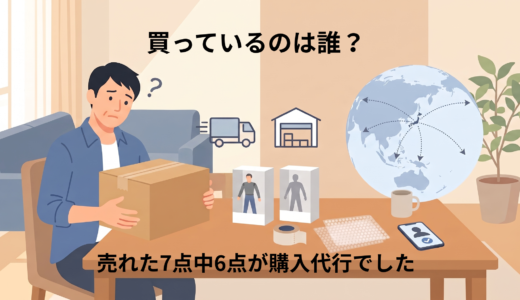 ラクマ公認購入代行とは？売れた7点中6点が代行だった出品者の実感
